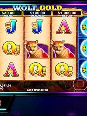 Wolf Gold slot at Dazard casino